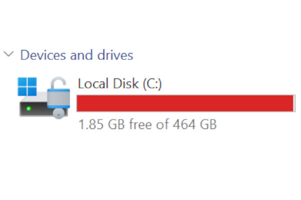 Диск C толып қалса не істеу керек (Windows 11)