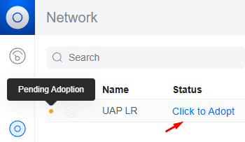UniFi AP контроллерде қабылдануы