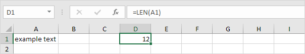 LEN функциясы мысалы