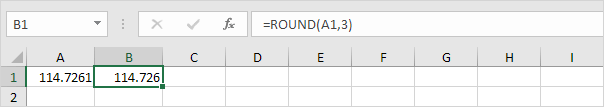 ROUND үш ондық таңбаға
