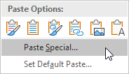 Paste Special