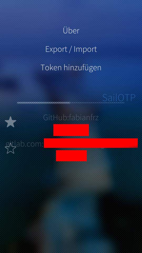 SailOTP configuration