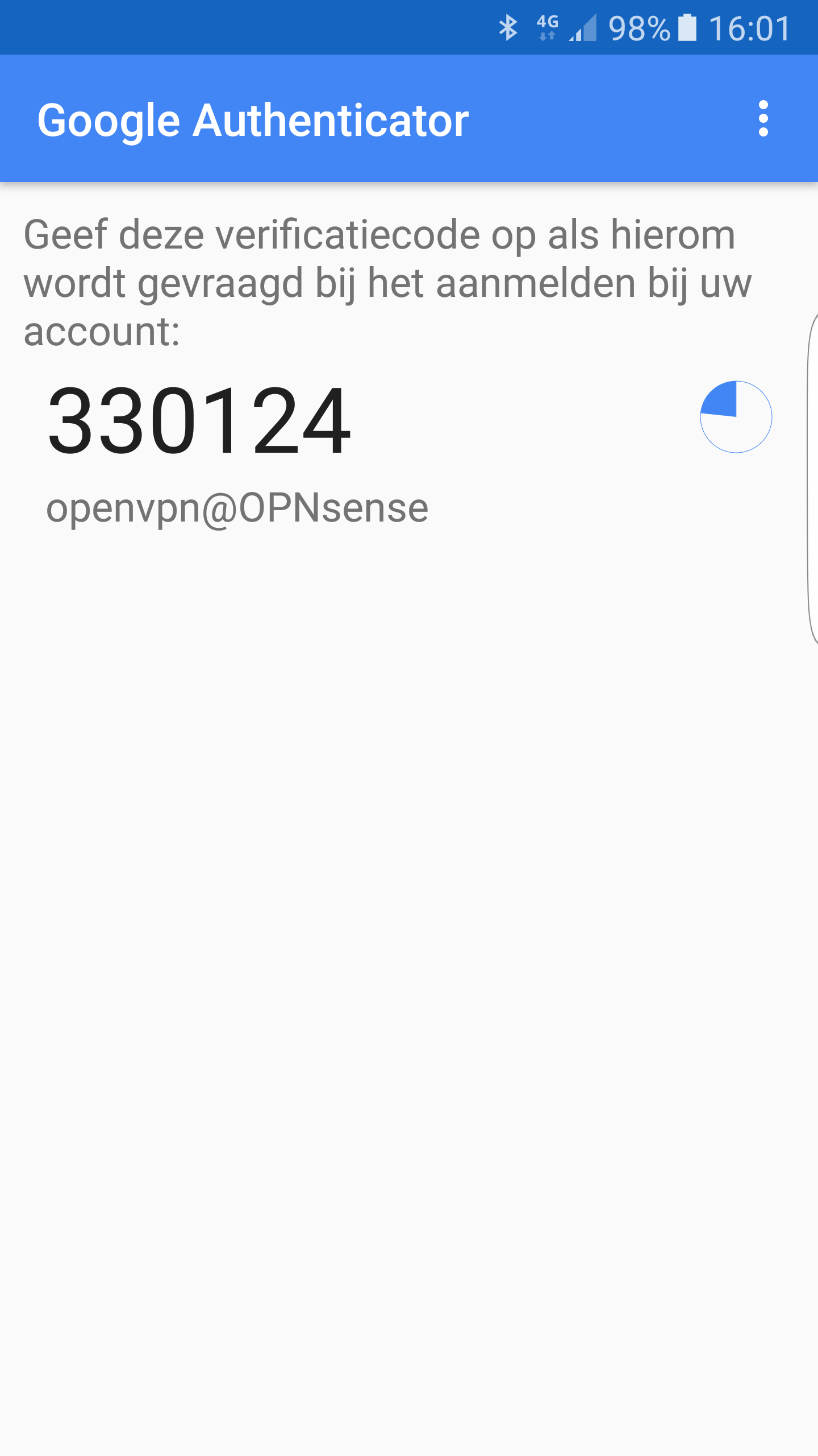OTP Token Example