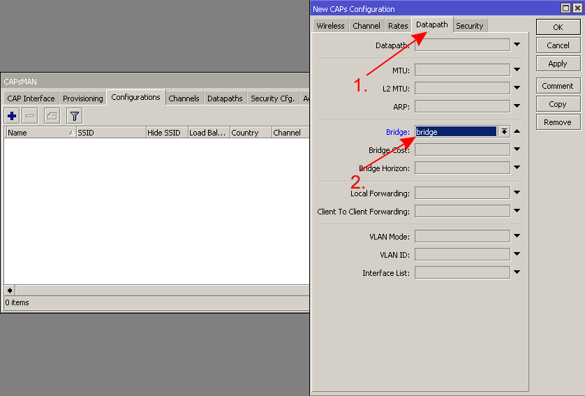CAPsMAN қадам 2
