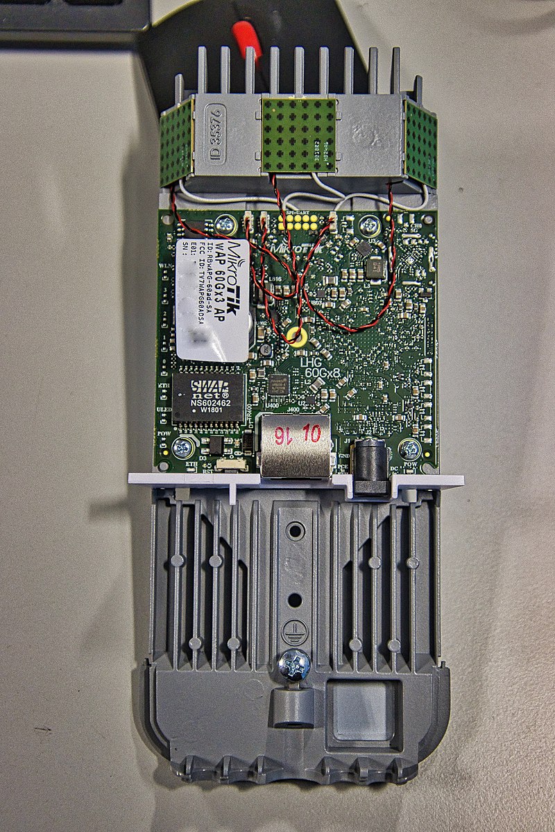 3 антенна массиві бар MikroTik 60 ГГц кіру нүктесі
